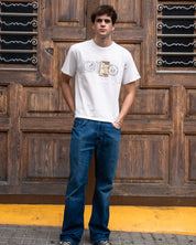 SAILING POSTCARD T-SHIRT