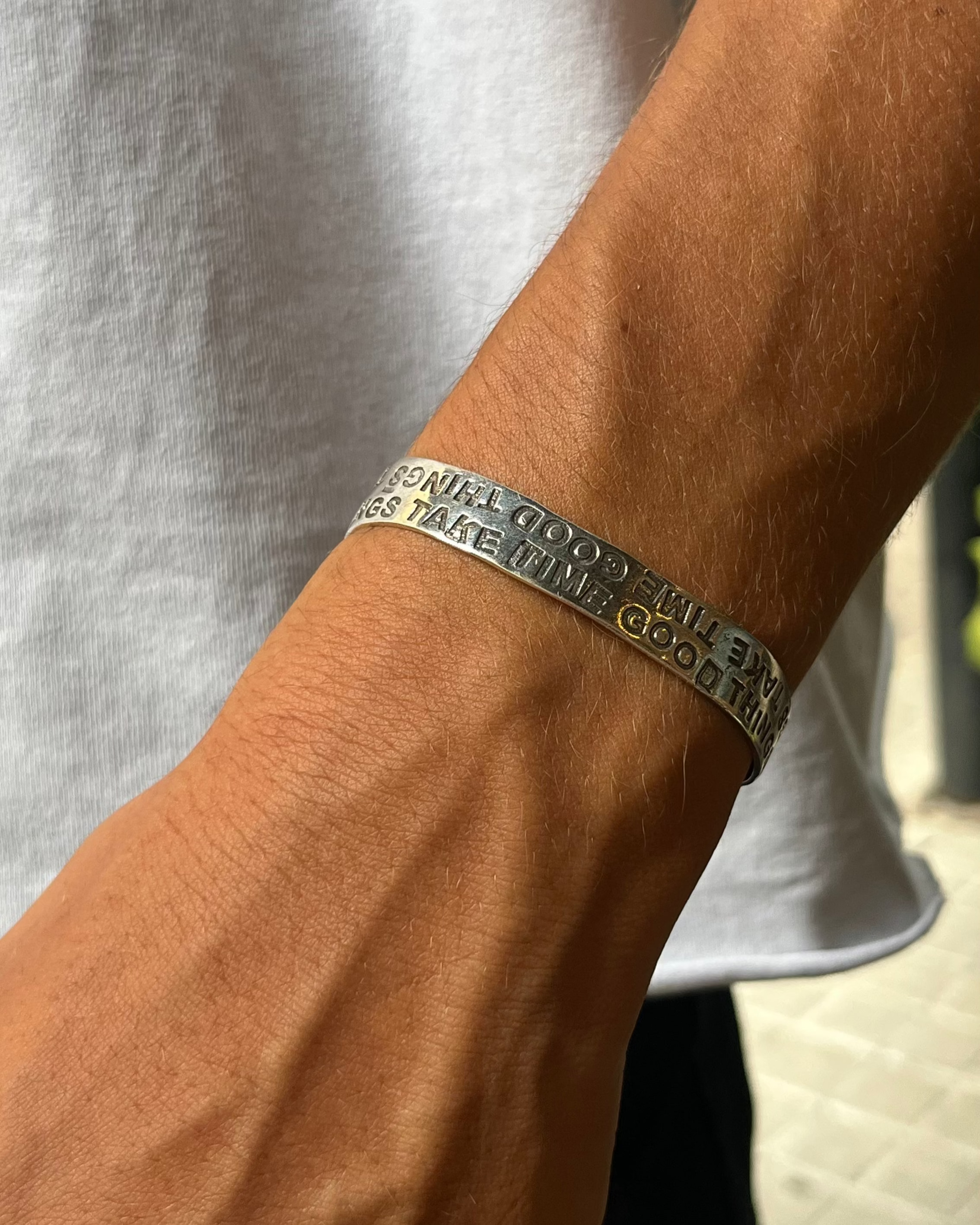 GOOD THINGS TAKE TIME BRACELET