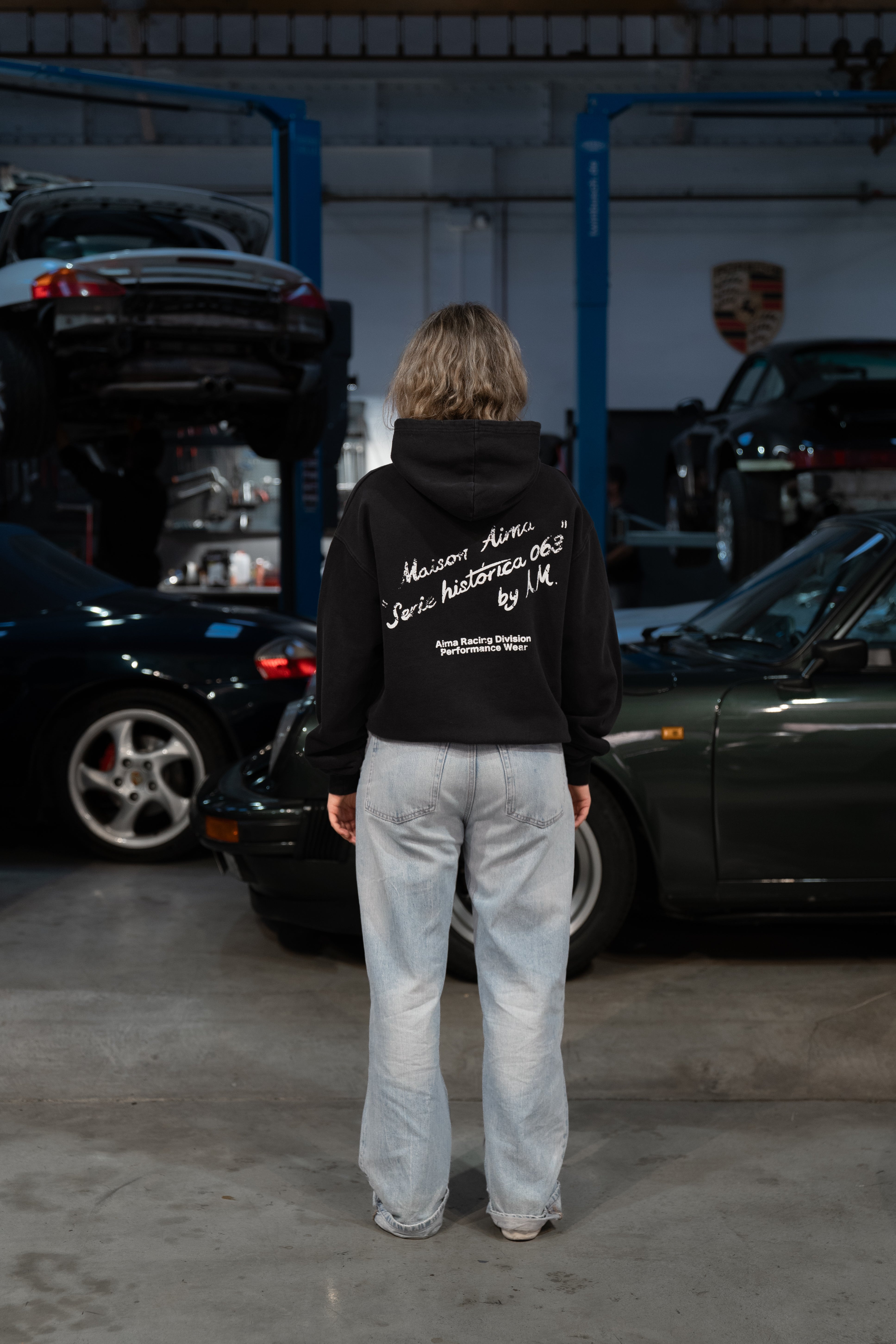 AAA 與真司郎 iamwhatiam パーカー Hoodie 黒 M MACH TEAM HOODIE – AIMA